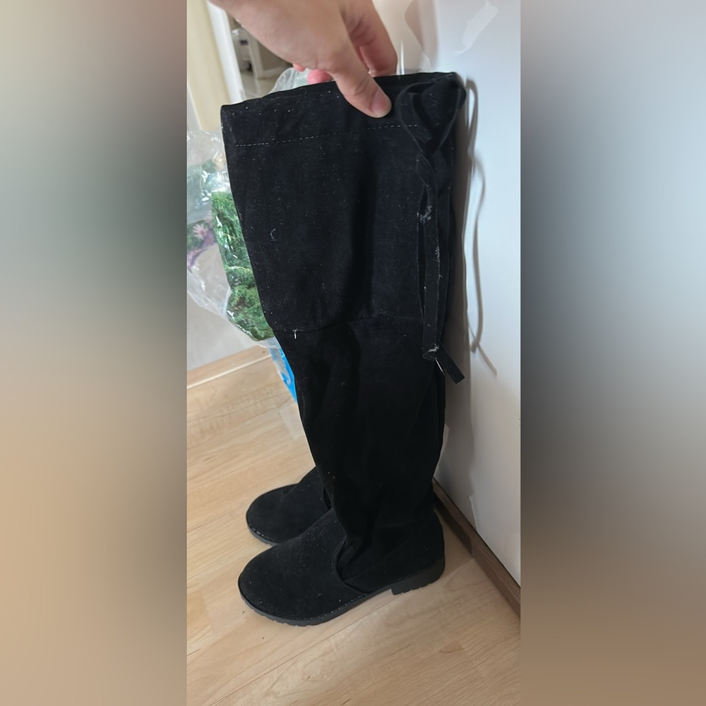 Girls knee high boots size 13.5